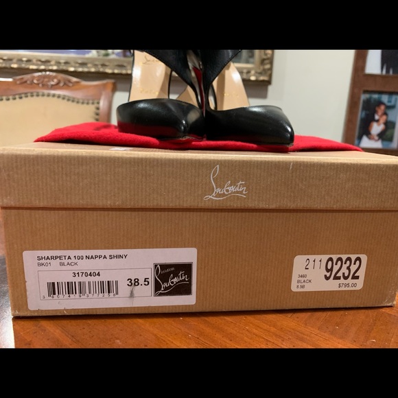 Practically New, worn once Christian Louboutin pumps. Perfect condition! - Picture 4 of 5